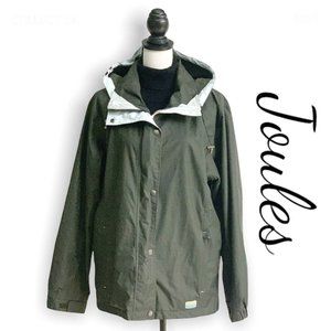 Joules Hooded Rain Jacket, Size 12